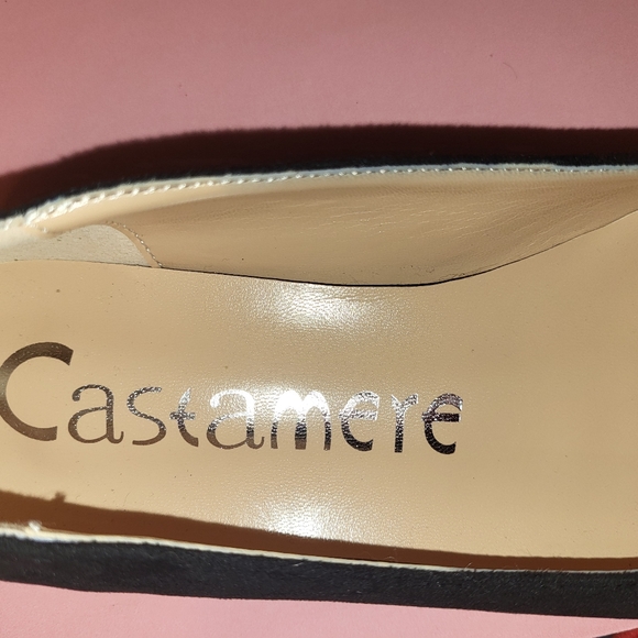 Castamere Women's Black Pointed Toe Slip On Flats. Size 6. New Without Box. - Picture 7 of 8